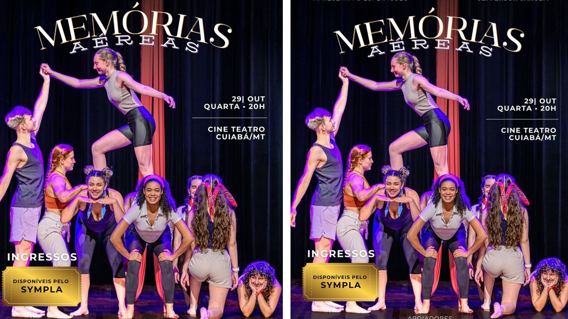 Circo contemporâneo da Luma estreia Memórias Aéreas com sessão única no Cine Teatro