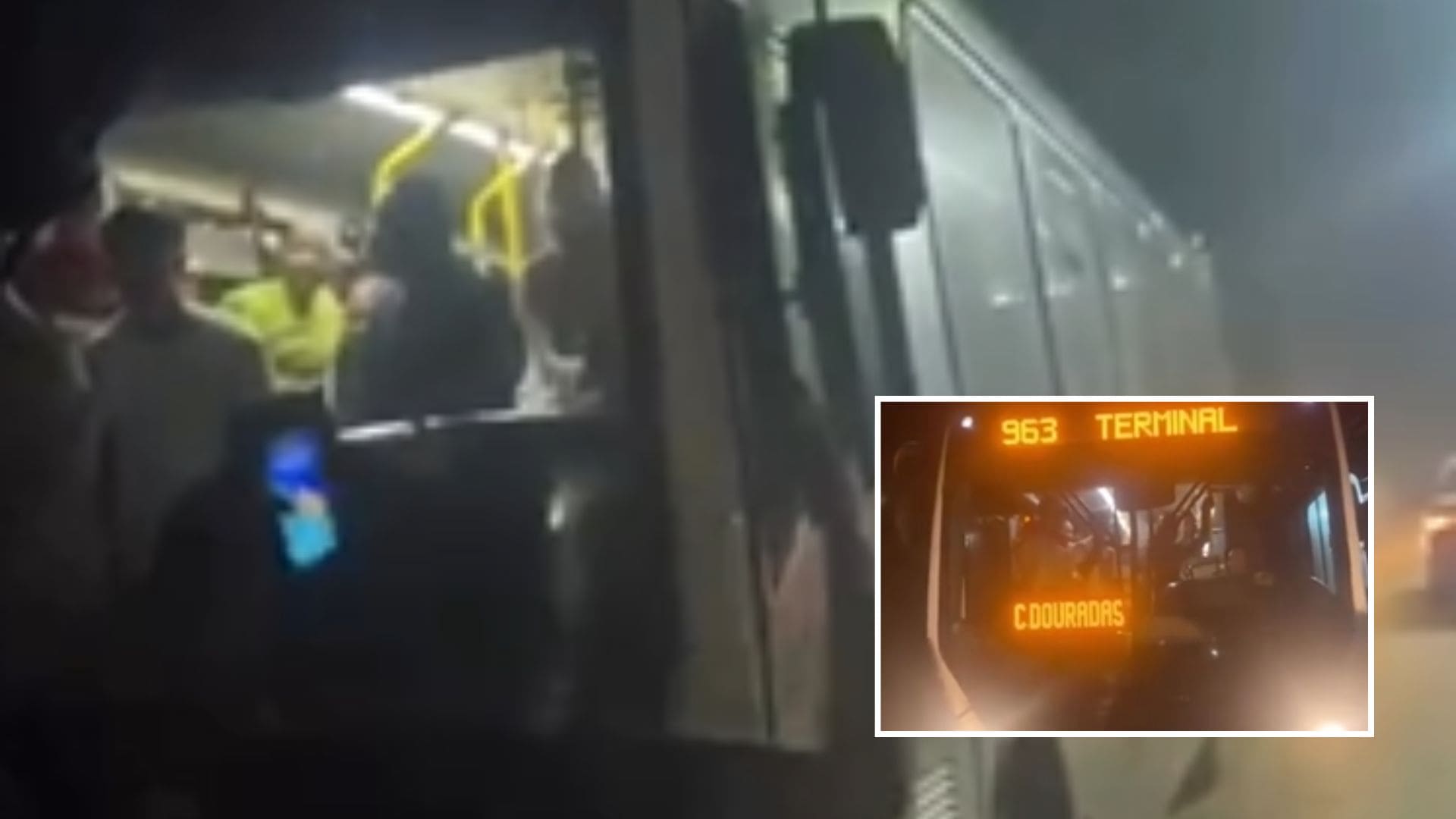 Moradores de Várzea Grande protestam contra falhas no transporte público e cobram aumento na frota de ônibus; veja vídeo