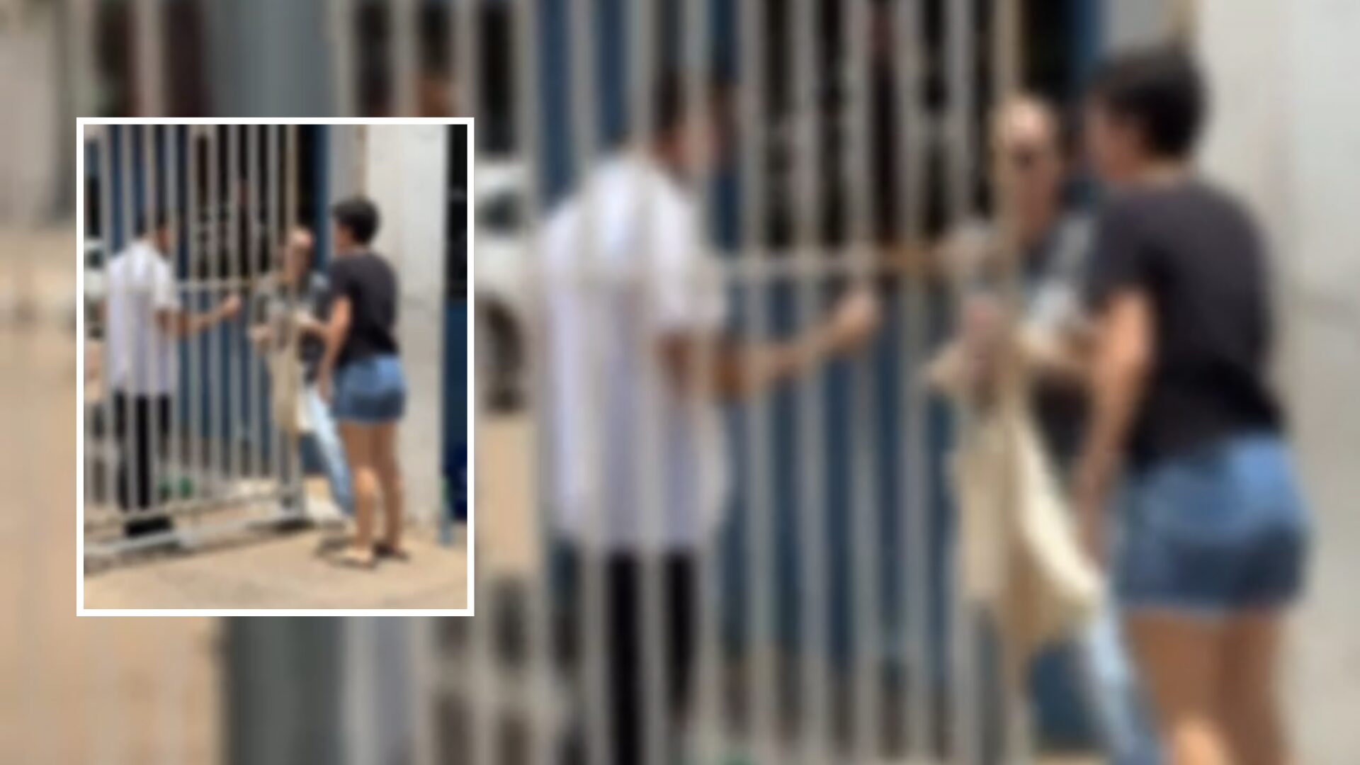 Estudante em Cuiabá escapa do atraso e entra no Enem no último segundo; Veja vídeo