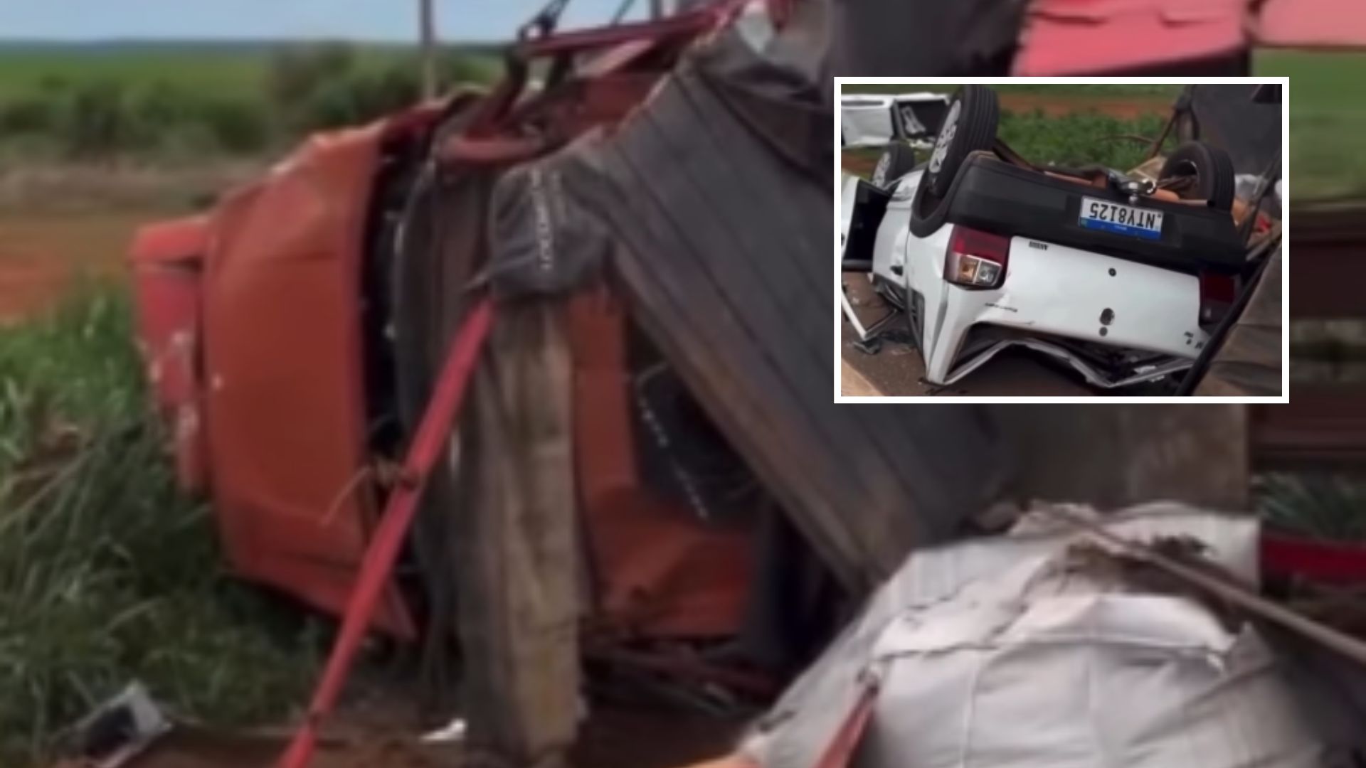 Três veículos se envolvem em grave acidente na BR-163 em Itaúba; veja vídeo