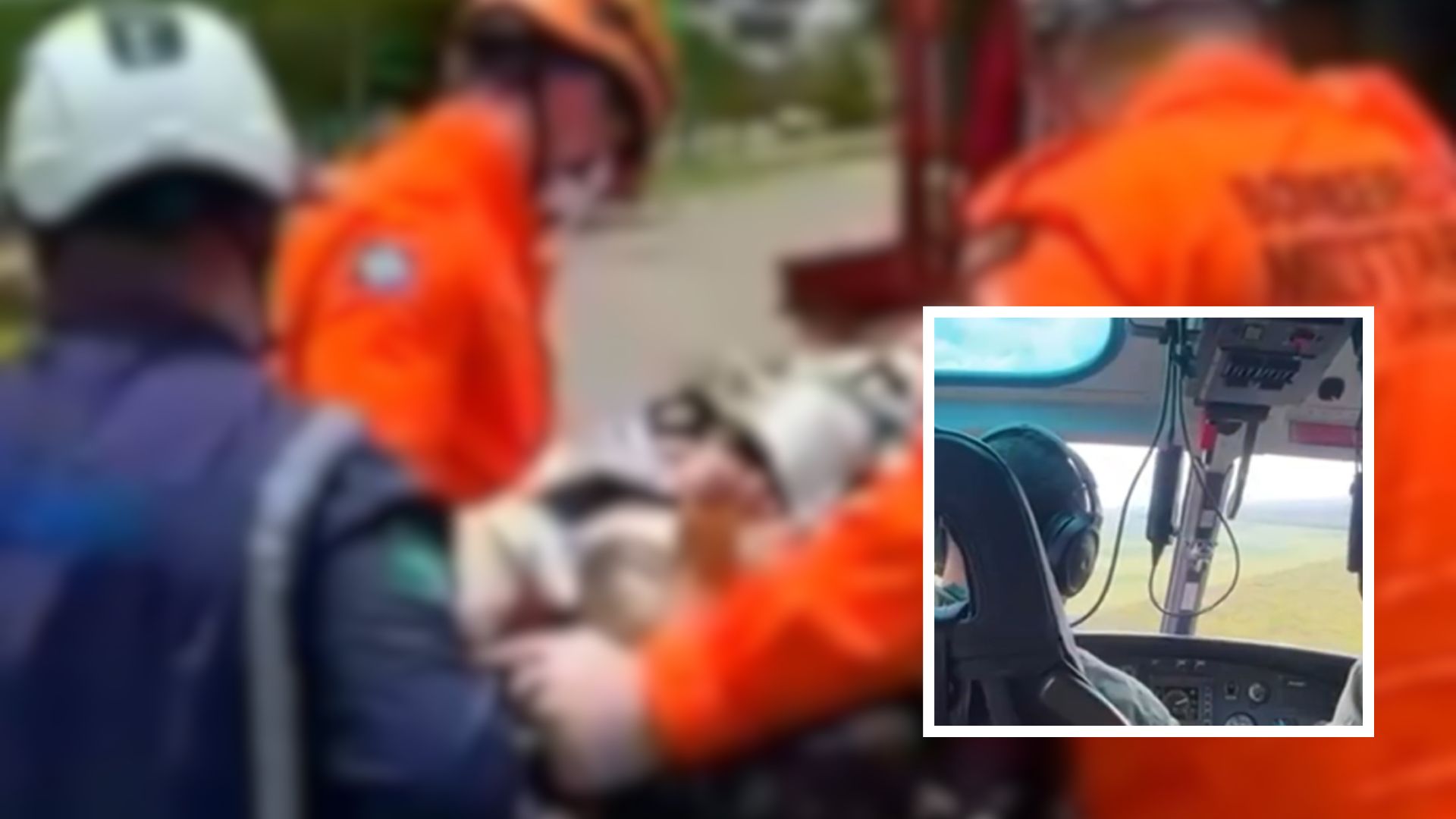 Trabalhador tem perna dilacerada em silo e helicóptero é acionado às pressas em Sorriso; veja vídeo