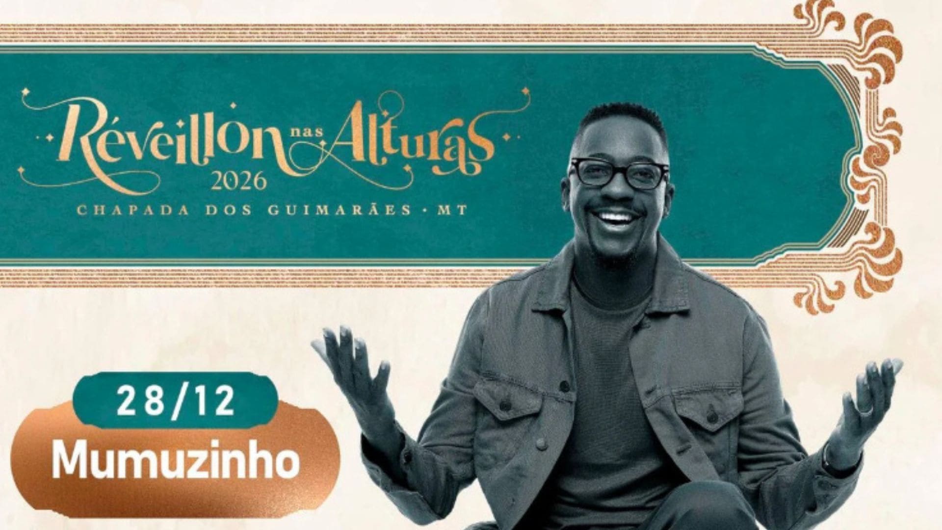 Mumuzinho embala pré-Réveillon e promete noite de emoção na Chapada dos Guimarães