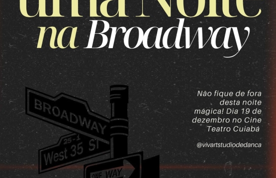 “Uma noite na Broadway” promete transformar o Cine Teatro Cuiabá em um passeio pelos maiores musicais do mundo