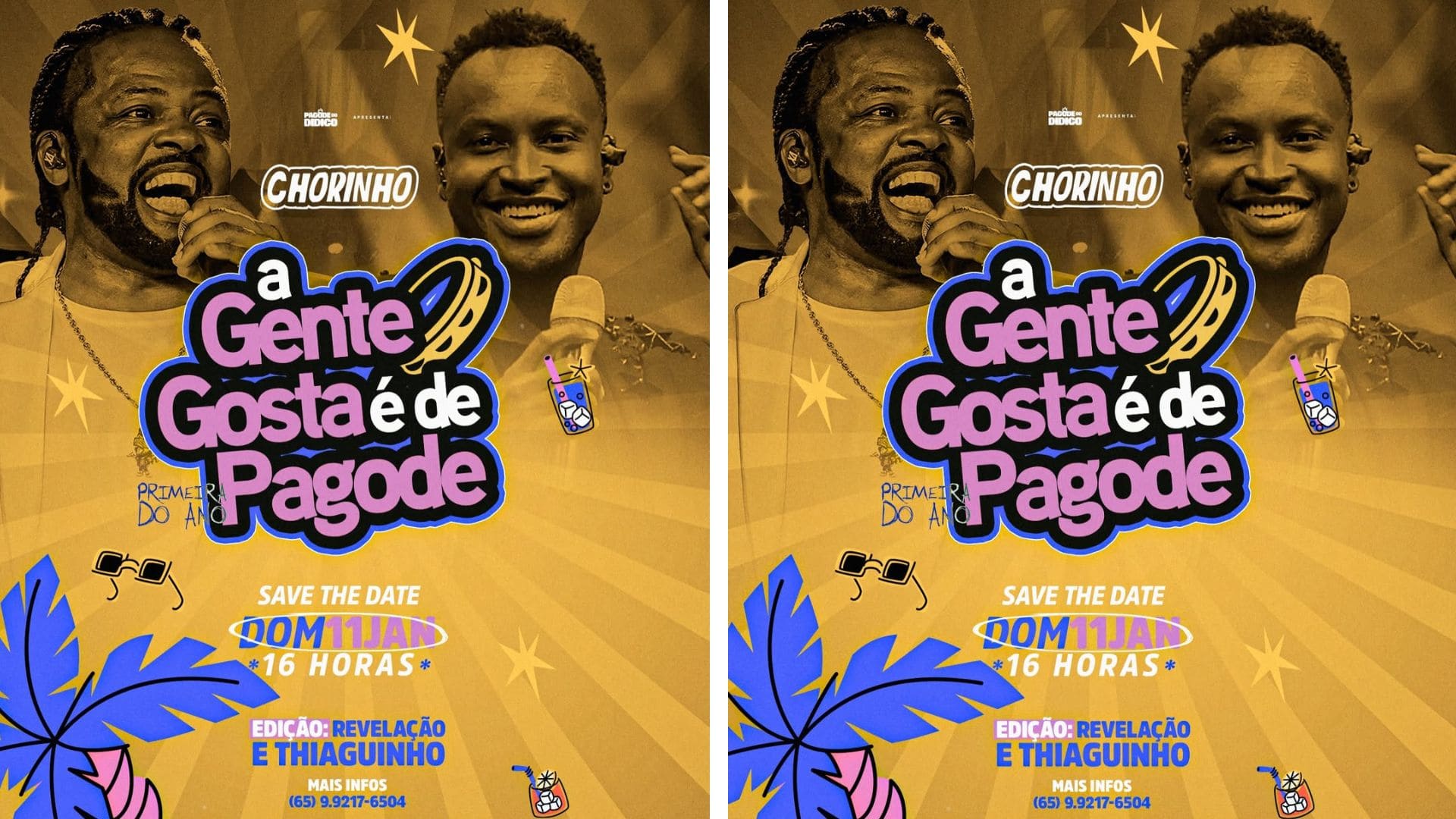 “A Gente Gosta de Pagode”: Chorinho inicia 2026 com edição especial