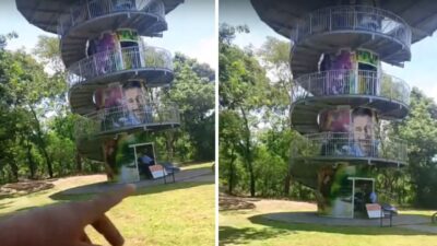 Família com seis pessoas fica presa em elevador no Parque Mãe Bonifácia; veja vídeo