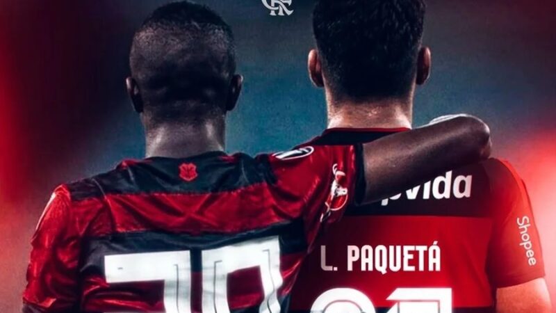 Vini Jr. celebra retorno de Paquetá ao Flamengo: amizade, nostalgia e camisa 20 como homenagem