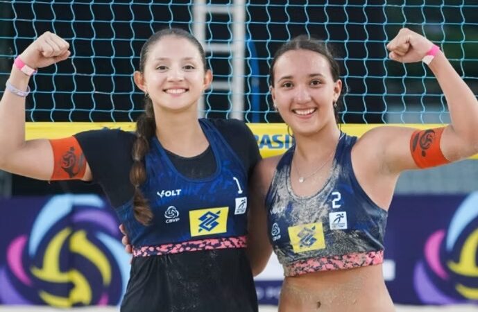 Dupla mato-grossense conquista vice no Brasileiro Sub-19 e agita cenário do vôlei de praia