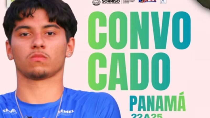 De Sorriso para o cenário internacional: Gustavo Pacheco garante vaga nos Jogos Sul-Americanos Sub-18