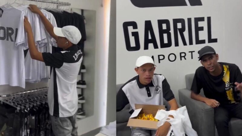 Loja presenteia  jovem vítima de bullying dentro de ônibus em Cuiabá; veja vídeo