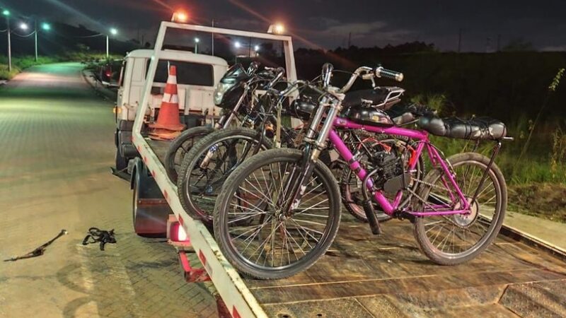 Polícia Militar intensifica fiscalização de bicicletas motorizadas em Rondonópolis; veja vídeo