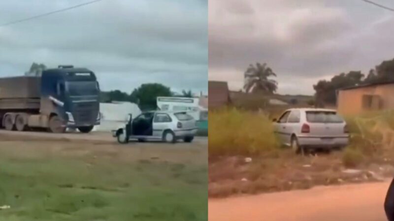 Motorista de Gol trafega de forma desgovernada em ruas de Peixoto de Azevedo; veja vídeo