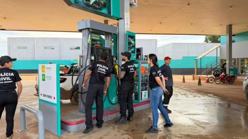 Polícia Civil e MPMT fiscalizam postos após denúncias de aumento no preço dos combustíveis no Araguaia