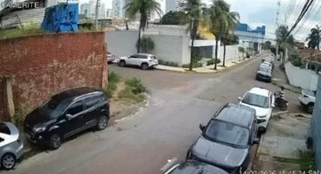 Câmera flagra ação rápida de suspeito furtando carros no bairro Santa rosa em Cuiabá; veja vídeo
