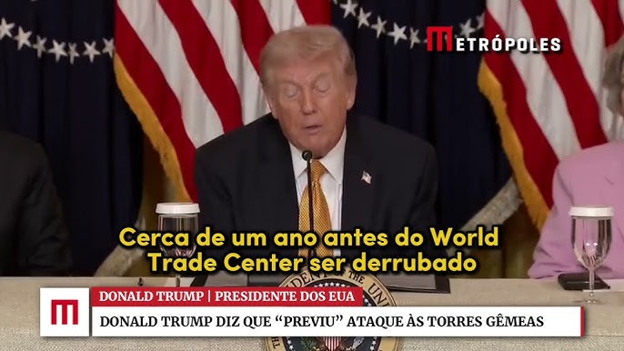 Trump afirma que previu atentado às torres gêmeas um ano antes do 11 de setembro; veja vídeo
