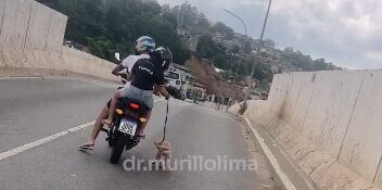 “Vamos ver se não vai acontecer nada” polícia reage após casal arrastar cachorro e debochar de denúncia; veja vídeo