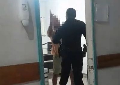 Paciente agride enfermeiro e termina preso por mandado em aberto em Pontes e Lacerda; veja vídeo