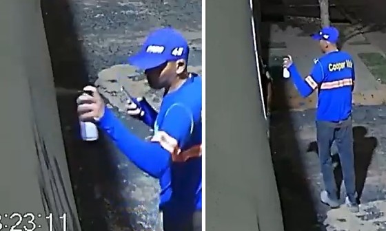 Homem é preso por pichar muro de policial com sigla de facção em Sorriso; veja vídeo