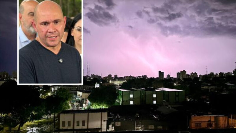 Chuva trava obras em Cuiabá e prefeito explica por que máquinas podem piorar situação das ruas; veja vídeo