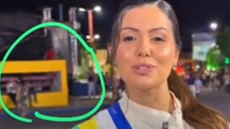 Gravação de prefeita termina com acidente; Veja vídeo