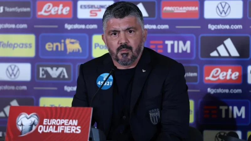Gattuso chama atitude de italianos de “estúpida” após polêmica com Bósnia; veja vídeo