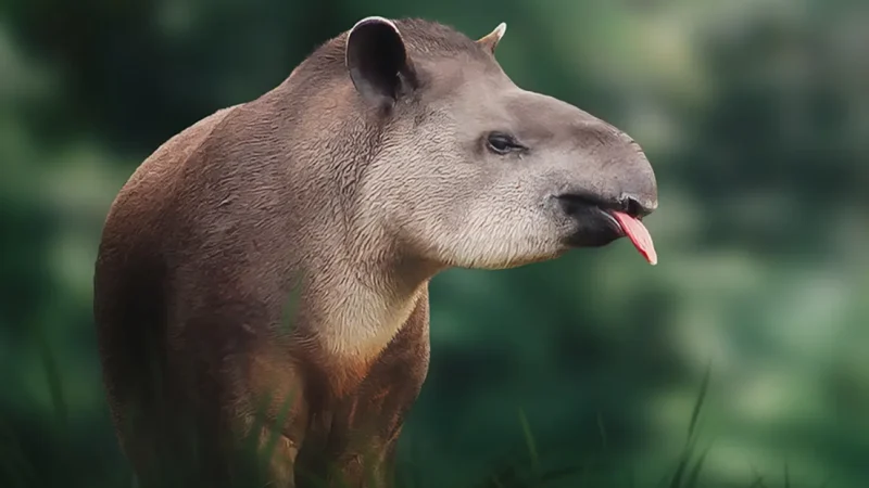 Anta ferida na BR-163 é resgatada por bombeiros em Lucas do Rio Verde; veja vídeo