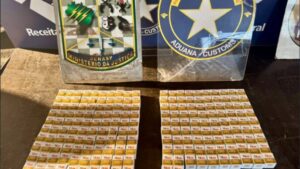 Receita intercepta carga de (Ozempic) avaliada em R$ 150 mil escondida em escapamento de veículo; veja vídeo