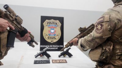 Polícia Civil apreende armamentos de uso restrito ligados a possível facção criminosa em Aripuanã; veja vídep