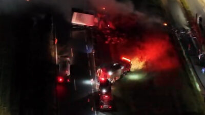 Acidente entre caminhões termina em fogo e deixa vítima fatal na rodovia; Veja vídeo