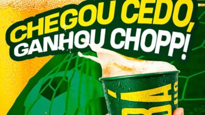 Chegou cedo, acertou o gol e ganhou: Cuiabá lança ação com chopp antes de jogo na Arena