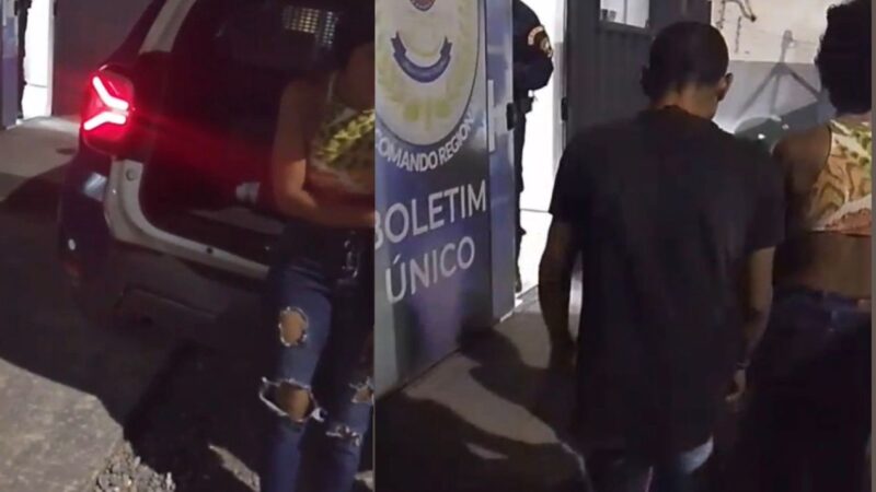 Casal é preso após invadir comércio e tentar furtar local com uso de ferramentas em Cuiabá; veja vídeo