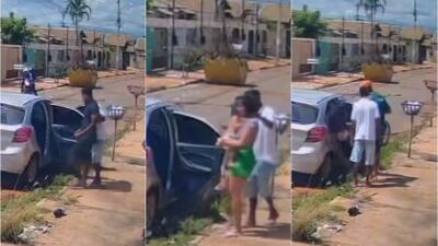 Câmera flagra momento em que criminosos invadem casa e sequestram família com bebê em VG; veja vídeo