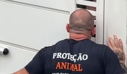 Cão é resgatado em estado grave de maus-tratos; Veja vídeo