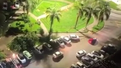 Briga em praça termina com tiro e deixa moradores em pânico; Veja vídeo