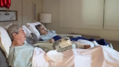 Mesmo internados, casal emociona ao celebrar 46 anos de amor dentro de UTI