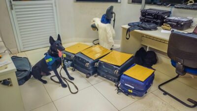 PRF apreende mais de 21 kg de cocaína em ônibus interestaduais na BR-364; veja vídeo