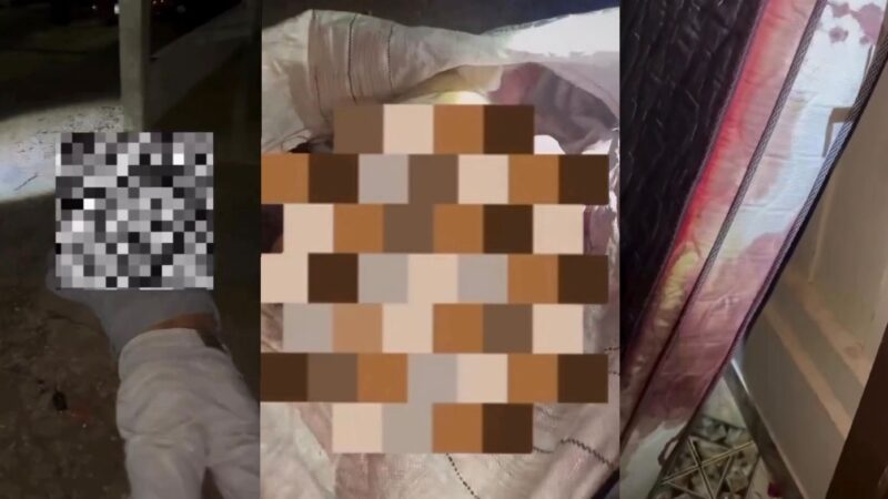 Polícia prende dois criminosos enquanto colocavam corpo de jovem dentro de veículo em MT; veja vídeo