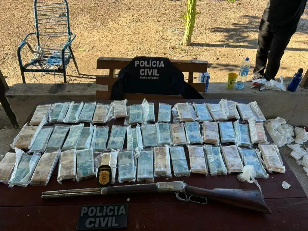 Polícia desarticula organização criminosa ligada ao tráfico e bloqueia contas bancárias em MT; veja vídeo