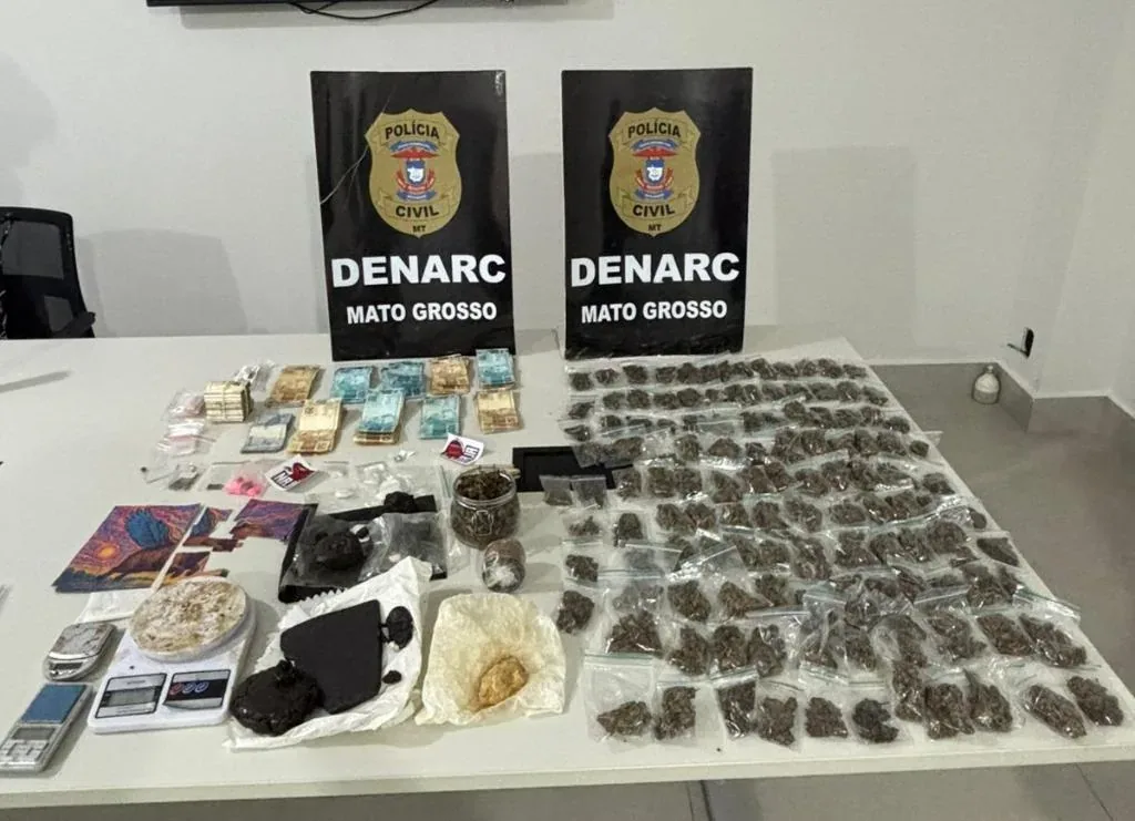 Polícia Civil desmonta esquema de tráfico com uso fraudulento do STF em Mato Grosso; veja vídeo