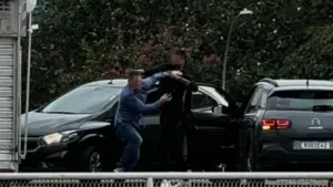 Motorista de app e policial brigam em estacionamento do MJSP; veja vídeo