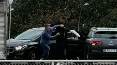 Motorista de app e policial brigam em estacionamento do MJSP; veja vídeo