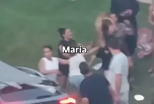 Tensão em condomínio de Cuiabá: vídeo mostra confusão e correria entre moradores; veja vídeo