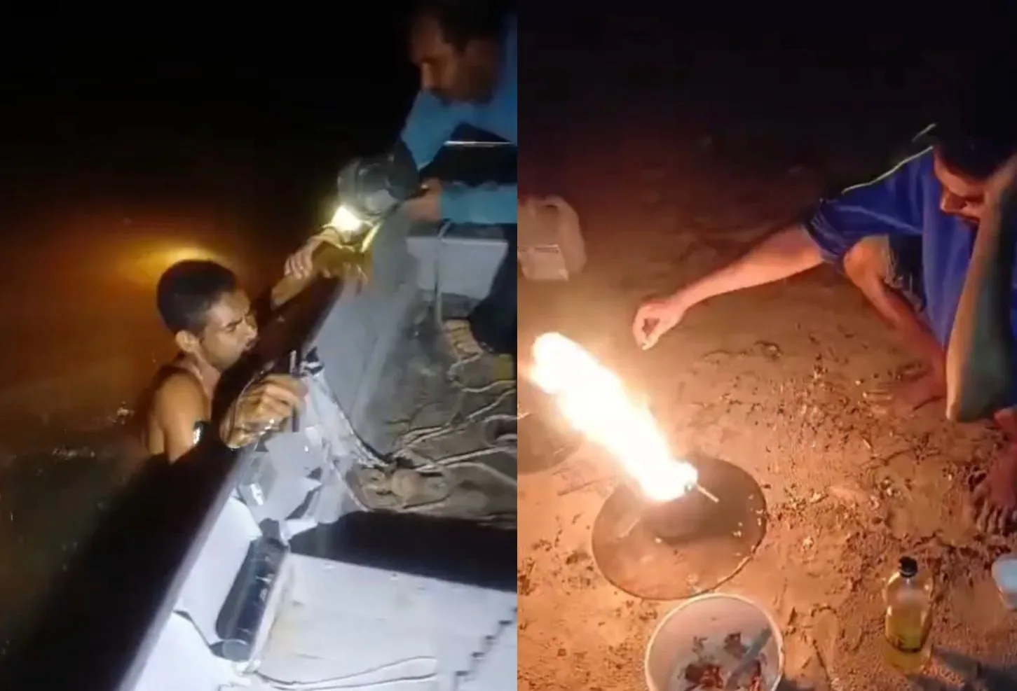 Homem resgatado no Rio Arinos furta barco de fazendeiro após receber ajuda em Juara; veja vídeo