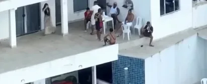 Drone flagra movimentação em imóvel de luxo e operação termina com fuga por passagem secreta; Veja vídeo