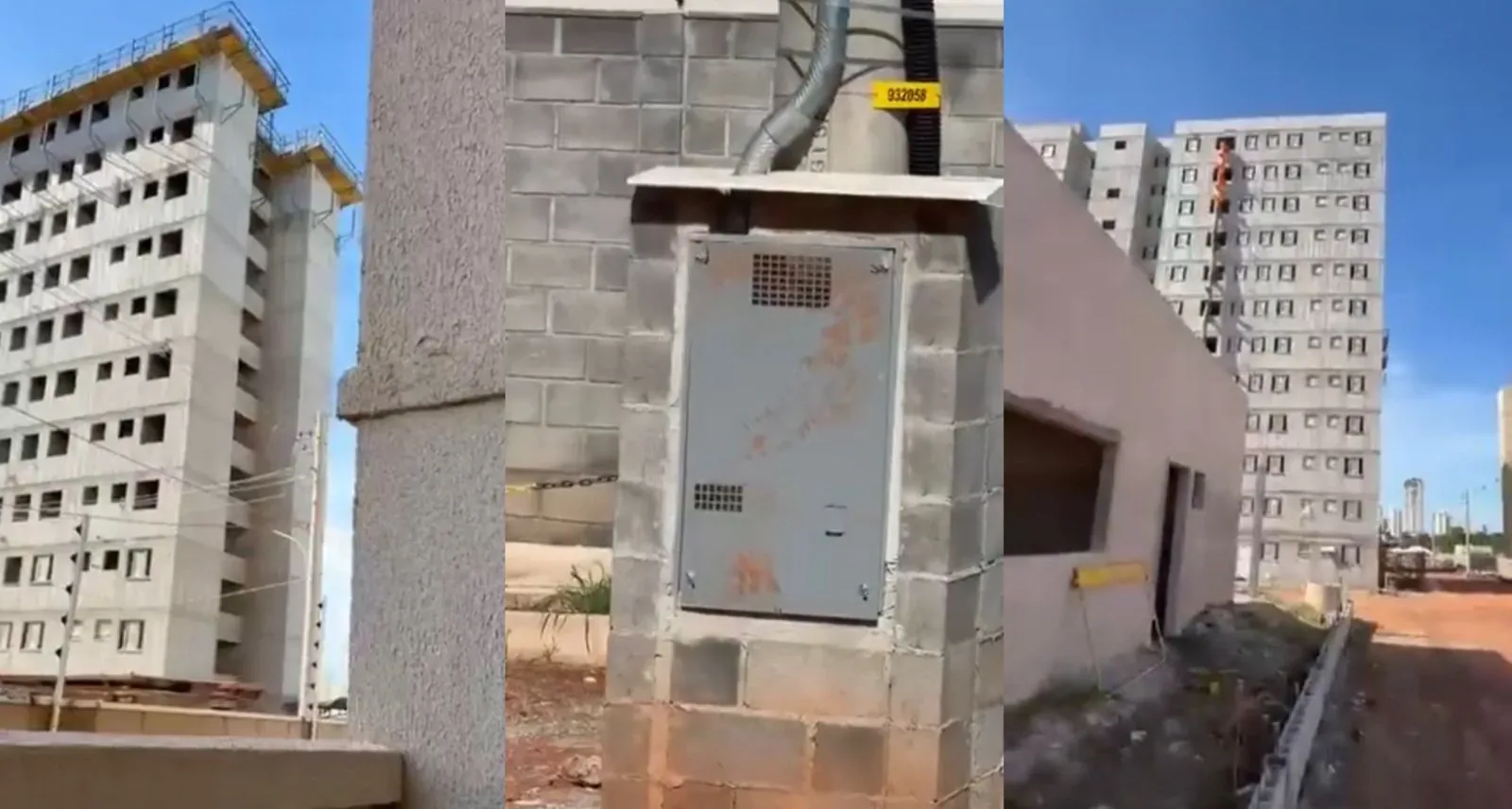 Morador perde a paciência com barulho e desliga o disjuntor de obra em Cuiabá; veja vídeo