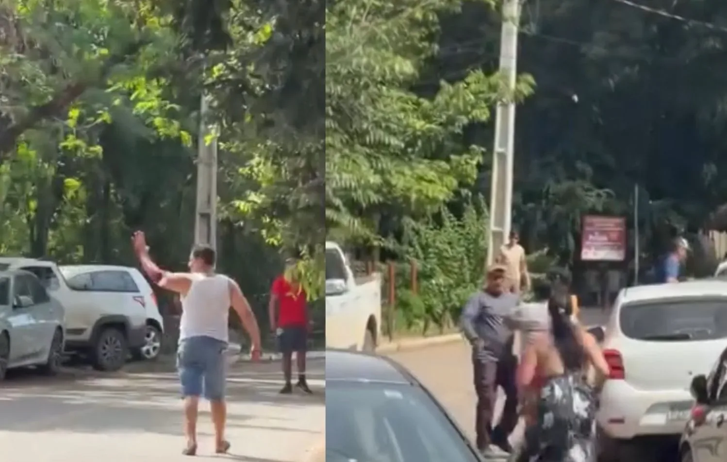 Homem vai até peixaria, tenta tomar celular da ex e acaba esfaqueado em Cuiabá; veja vídeo