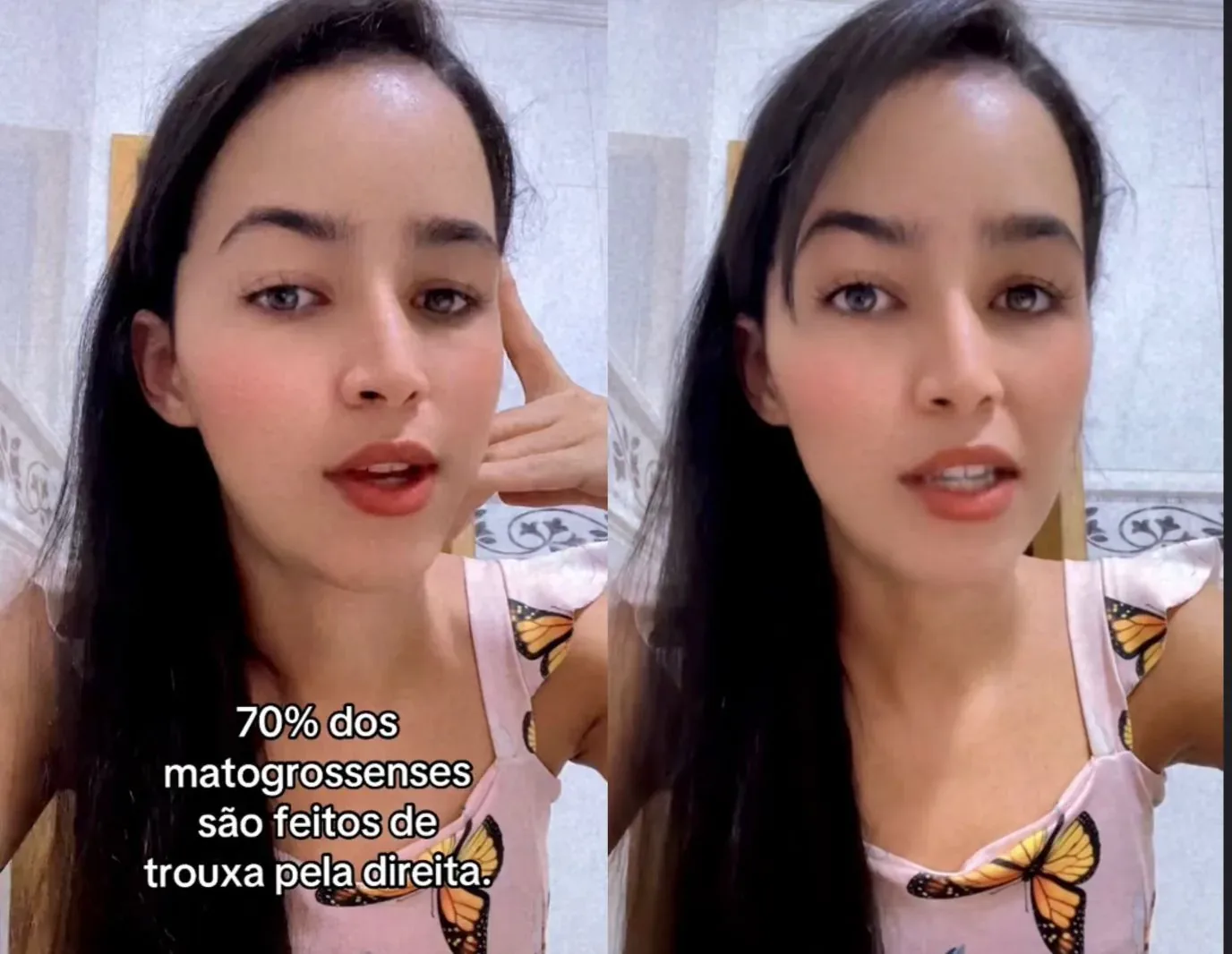 Influenciadora de Cuiabá chama eleitores mato-grossenses da direita de idiotas e analfabetos; veja vídeo