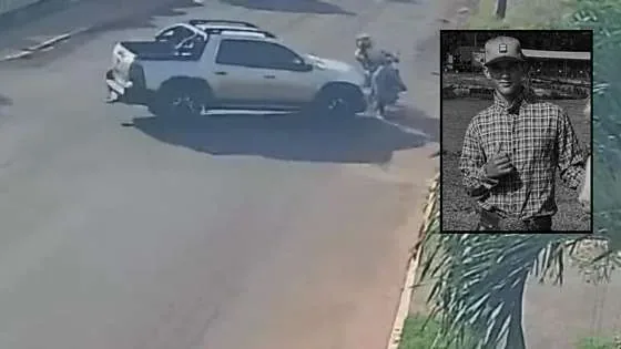 Jovem morre após ser lançado contra poste em acidente com picape em Tangará da Serra; veja vídeo
