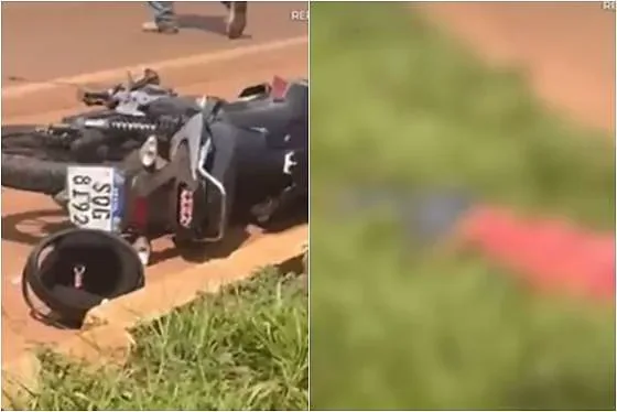 Grave acidente entre motocicletas mata idoso e deixa homem ferido em Pontes e Lacerda; veja vídeo