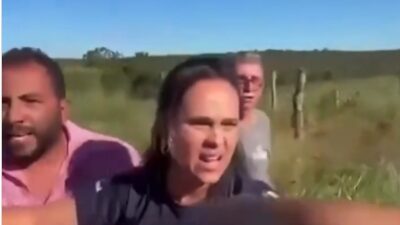 Prefeito e vereadora trocam empurrões em fazenda após denúncia e ameaça com “38” viraliza; Veja vídeo