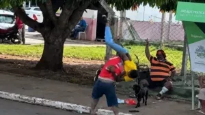 Briga entre dois homens mobiliza moradores em Primavera do Leste; veja vídeo